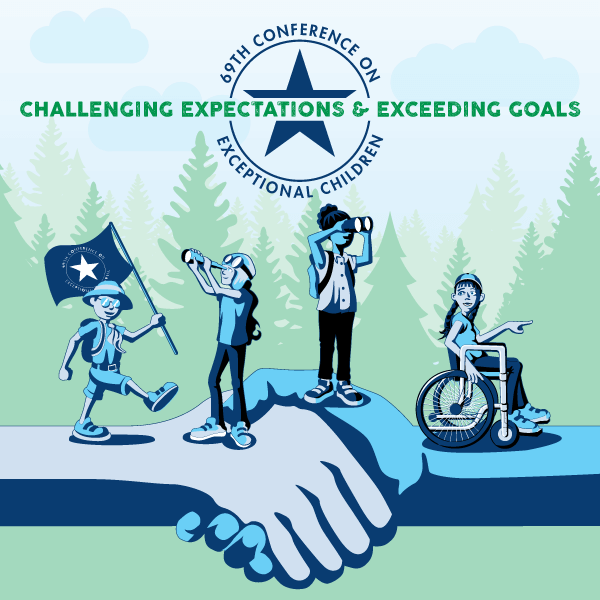 illustration for the 2019 Exceptional Children Conference