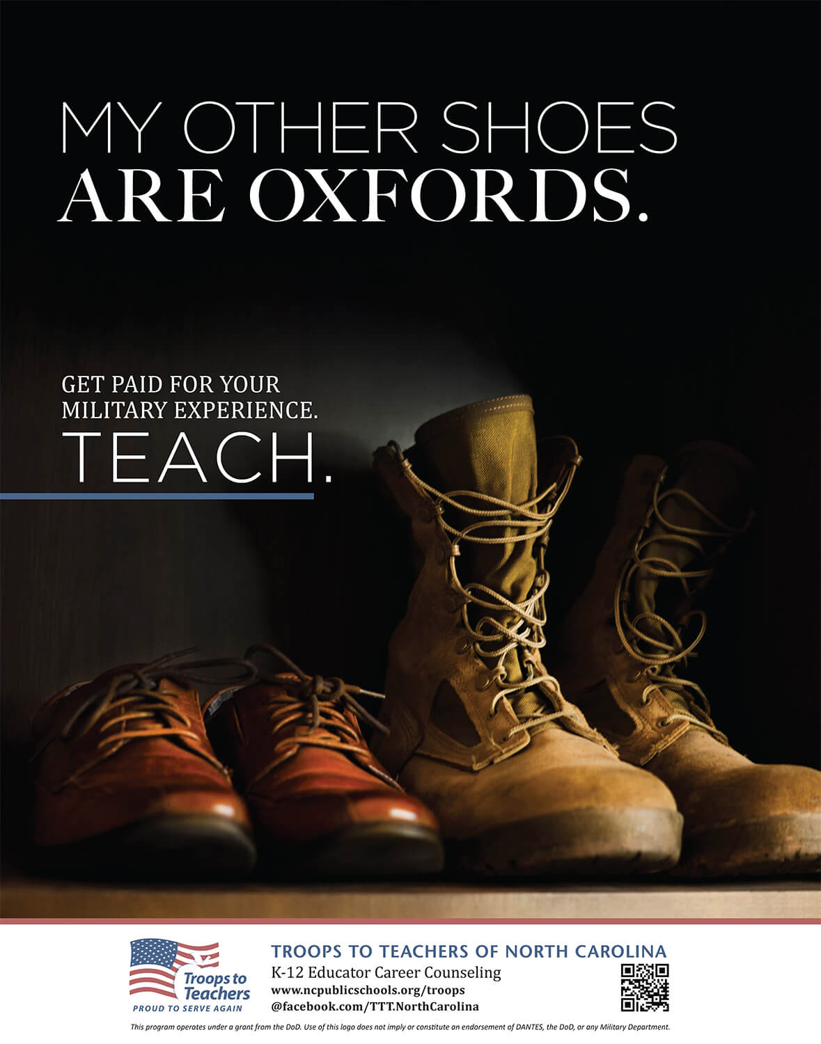 Troops to Teachers poster